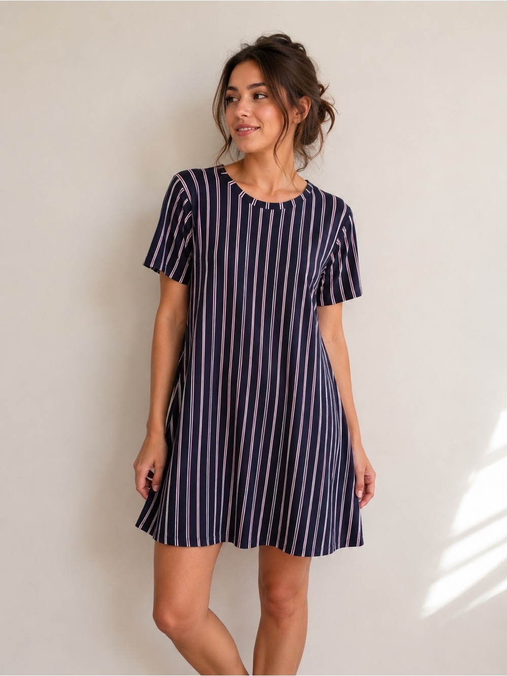 Bcbgeneration striped tshirt dress Small